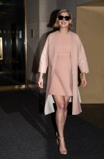 ROSAMUND PIKE Arrives at Today Show in New York