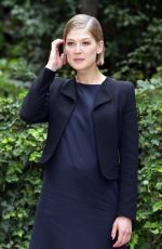 ROSAMUND PIKE at Gone Girl Photocall in Rome