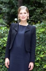 ROSAMUND PIKE at Gone Girl Photocall in Rome