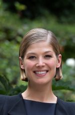 ROSAMUND PIKE at Gone Girl Photocall in Rome