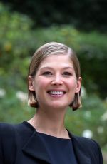 ROSAMUND PIKE at Gone Girl Photocall in Rome