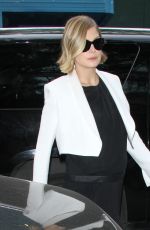 ROSAMUND PIKE at Late Night with Seth Meyers in New York