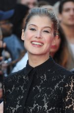 ROSAMUND PIKE at What We Did on Our Holiday Premiere in London