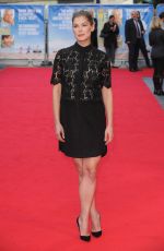 ROSAMUND PIKE at What We Did on Our Holiday Premiere in London