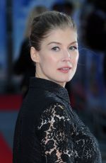 ROSAMUND PIKE at What We Did on Our Holiday Premiere in London