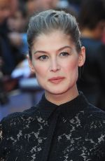 ROSAMUND PIKE at What We Did on Our Holiday Premiere in London