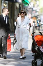 ROSAMUND PIKE Out Shopping in Paris