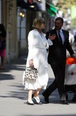 ROSAMUND PIKE Out Shopping in Paris