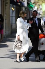 ROSAMUND PIKE Out Shopping in Paris