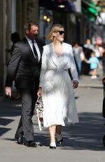 ROSAMUND PIKE Out Shopping in Paris