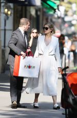 ROSAMUND PIKE Out Shopping in Paris