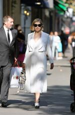 ROSAMUND PIKE Out Shopping in Paris
