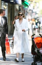 ROSAMUND PIKE Out Shopping in Paris