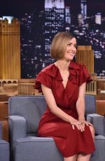 ROSE BYRNE at The Tonight Show with Jimmy Fallon in New York