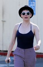 ROSE MCGOWAN in Tank Top Out and About in Los Angeles 2909