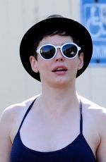 ROSE MCGOWAN in Tank Top Out and About in Los Angeles 2909