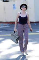 ROSE MCGOWAN in Tank Top Out and About in Los Angeles 2909