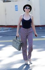 ROSE MCGOWAN in Tank Top Out and About in Los Angeles 2909