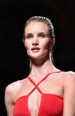 ROSIE HUNTINGTON-WHITELEY on the Runway of Balmain Fashion Show in Paris