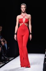 ROSIE HUNTINGTON-WHITELEY on the Runway of Balmain Fashion Show in Paris