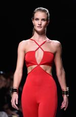 ROSIE HUNTINGTON-WHITELEY on the Runway of Balmain Fashion Show in Paris