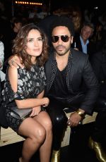SALMA HAYEK at Saint Laurent Fashion Show in Paris