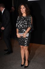 SALMA HAYEK at Saint Laurent Fashion Show in Paris
