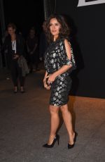 SALMA HAYEK at Saint Laurent Fashion Show in Paris