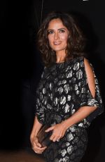 SALMA HAYEK at Saint Laurent Fashion Show in Paris