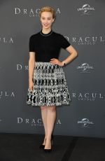 SARAH GADON at Dracula Untold Photocall in London