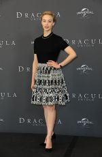SARAH GADON at Dracula Untold Photocall in London