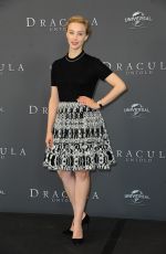 SARAH GADON at Dracula Untold Photocall in London
