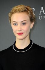 SARAH GADON at Dracula Untold Photocall in London