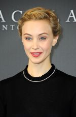 SARAH GADON at Dracula Untold Photocall in London
