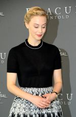 SARAH GADON at Dracula Untold Photocall in London