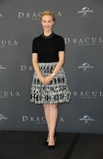 SARAH GADON at Dracula Untold Photocall in London