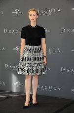 SARAH GADON at Dracula Untold Photocall in London
