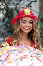 SARAH HYLAND at Modern Family Set in Los Angeles