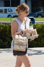 SARAH MICHELLE GELLAR in Shorts Out in Brentwood