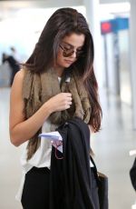 SELENA GOMEZ at Pearson International Airport in Toronto