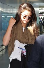 SELENA GOMEZ at Pearson International Airport in Toronto