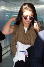 SELENA GOMEZ at Pearson International Airport in Toronto