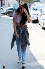 SELENA GOMEZ Heading to a Studio in Silverlake