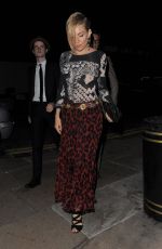 SIENNA MILLER Leaves An0ther Magazine Party in London