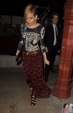 SIENNA MILLER Leaves An0ther Magazine Party in London
