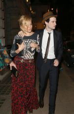 SIENNA MILLER Leaves An0ther Magazine Party in London