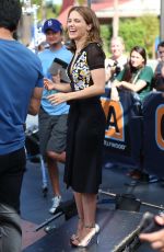 SOPHIA BUSH on the Set of Extra in Universal City