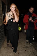 SOPHIE TURNER Leaves Chanel Party in London