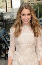 TAISSA FARMIGA at Monique Lhuillier Fashion Show in New York
