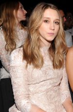 TAISSA FARMIGA at Monique Lhuillier Fashion Show in New York
